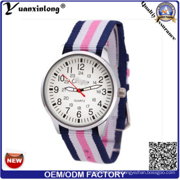 Yxl-624 New Design Slim Untra Thin Nato Bracelet Wrist Watch, Fashion Watch, Quartz Watch